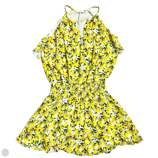 Dress Casual Short By Parker In Yellow, Size: L