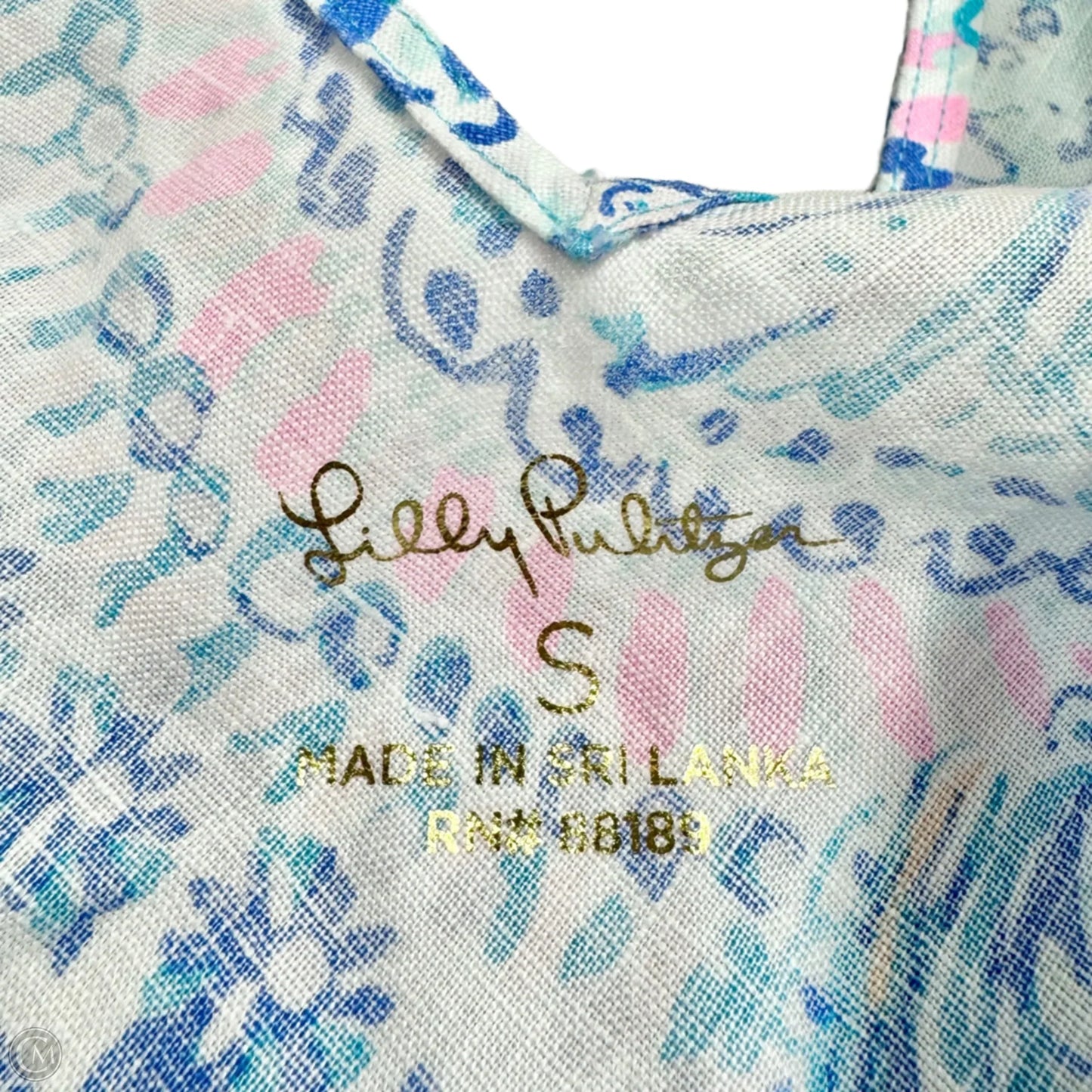 Dress Designer By Lilly Pulitzer In Blue & White, Size: S