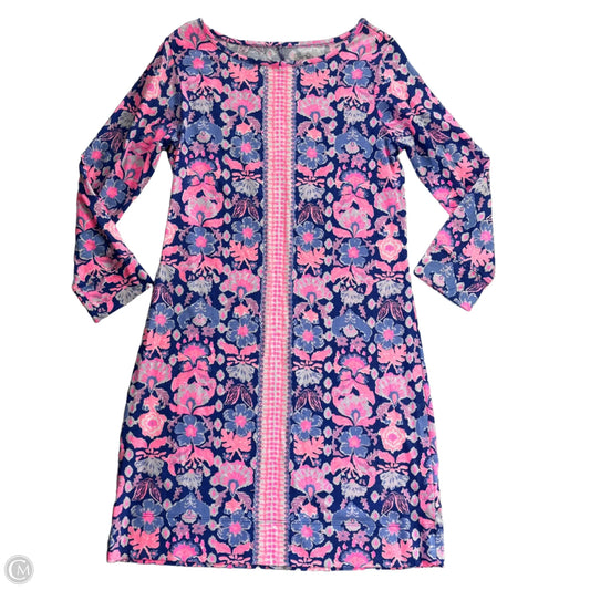 Dress Designer By Lilly Pulitzer In Blue & Pink, Size: M