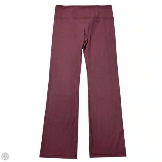 Athletic Pants By Athleta In Maroon, Size: Xl