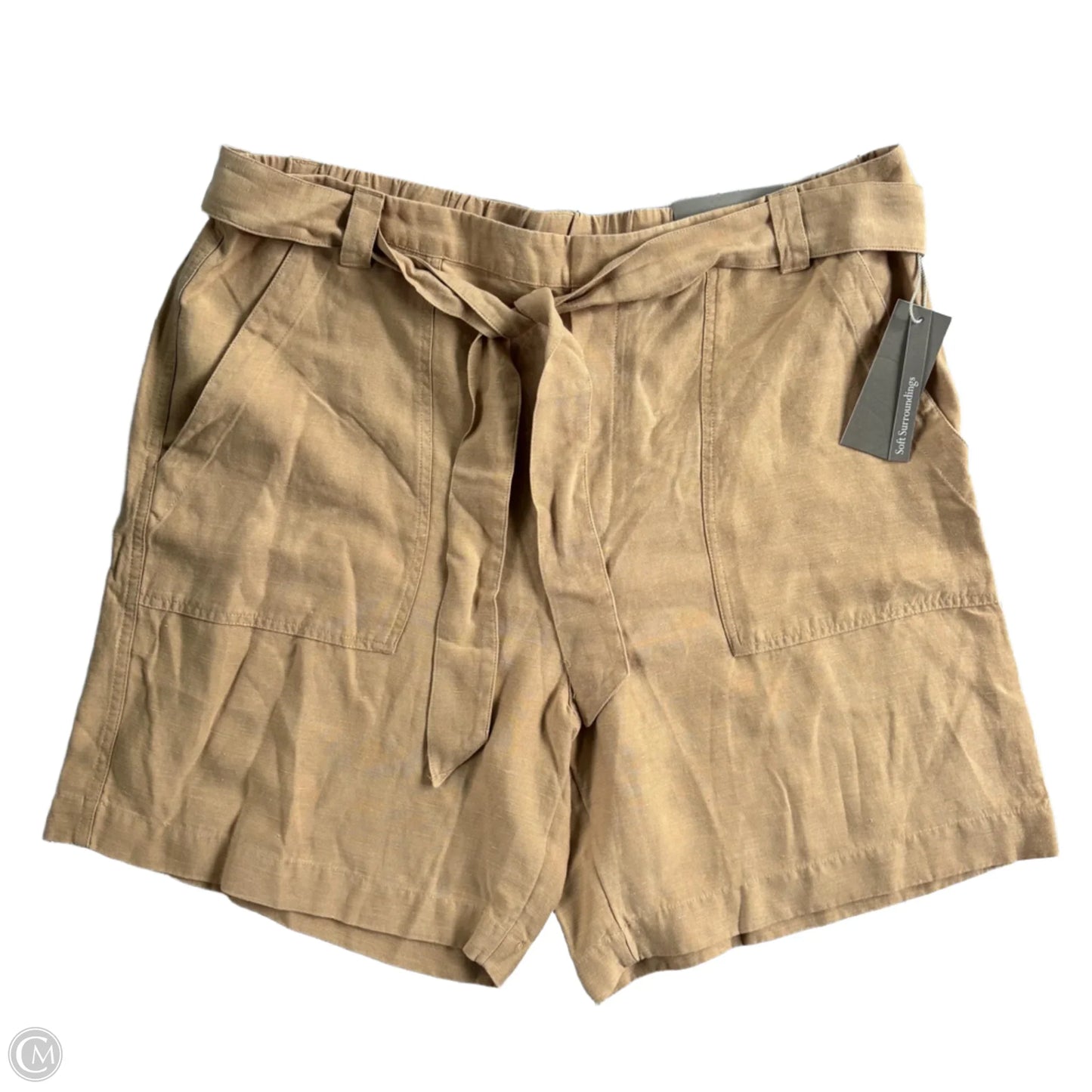 Shorts By Soft Surroundings In Brown, Size: Xl