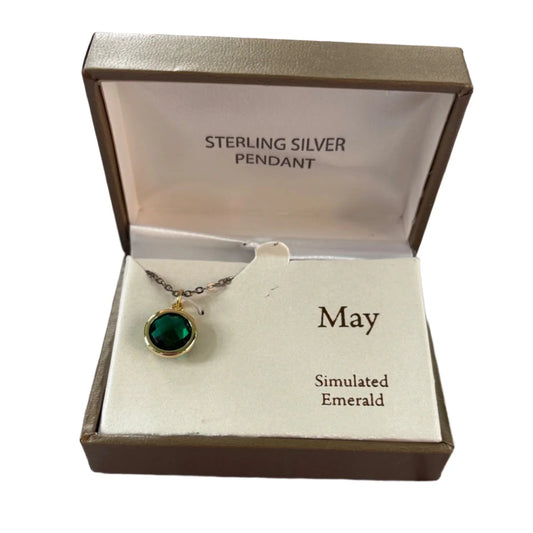 Necklace Sterling Emerald