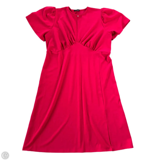 Dress Casual Midi By Quiz In Red, Size: L