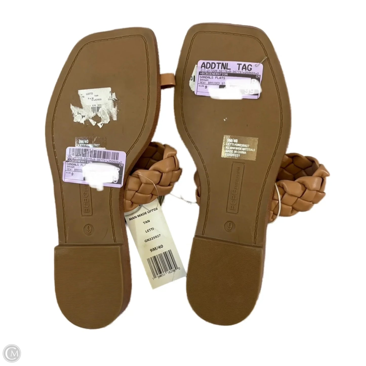 Sandals Flats By Bcbgeneration In Brown, Size: 9