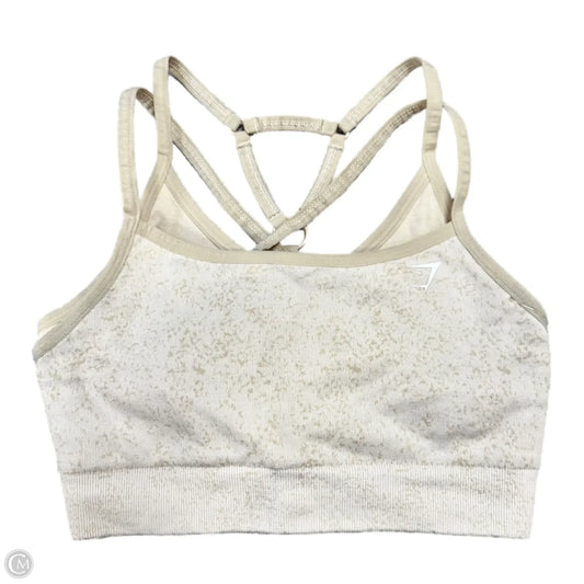 Athletic Bra By Gym Shark In Beige, Size: S