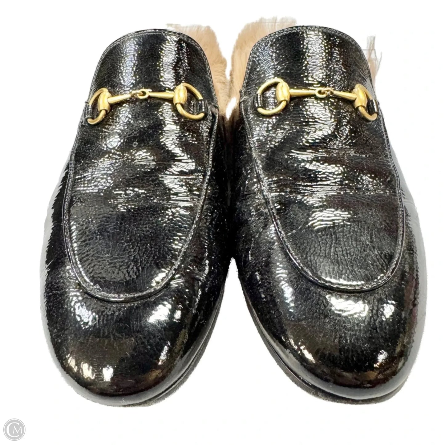 Shoes Luxury Designer By Gucci In Black, Size: 10