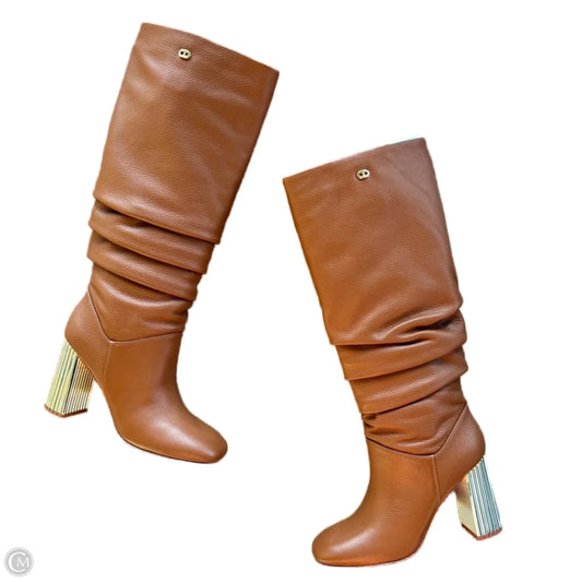 Boots Leather By Dee Ocleppou In Brown, Size: 7.5