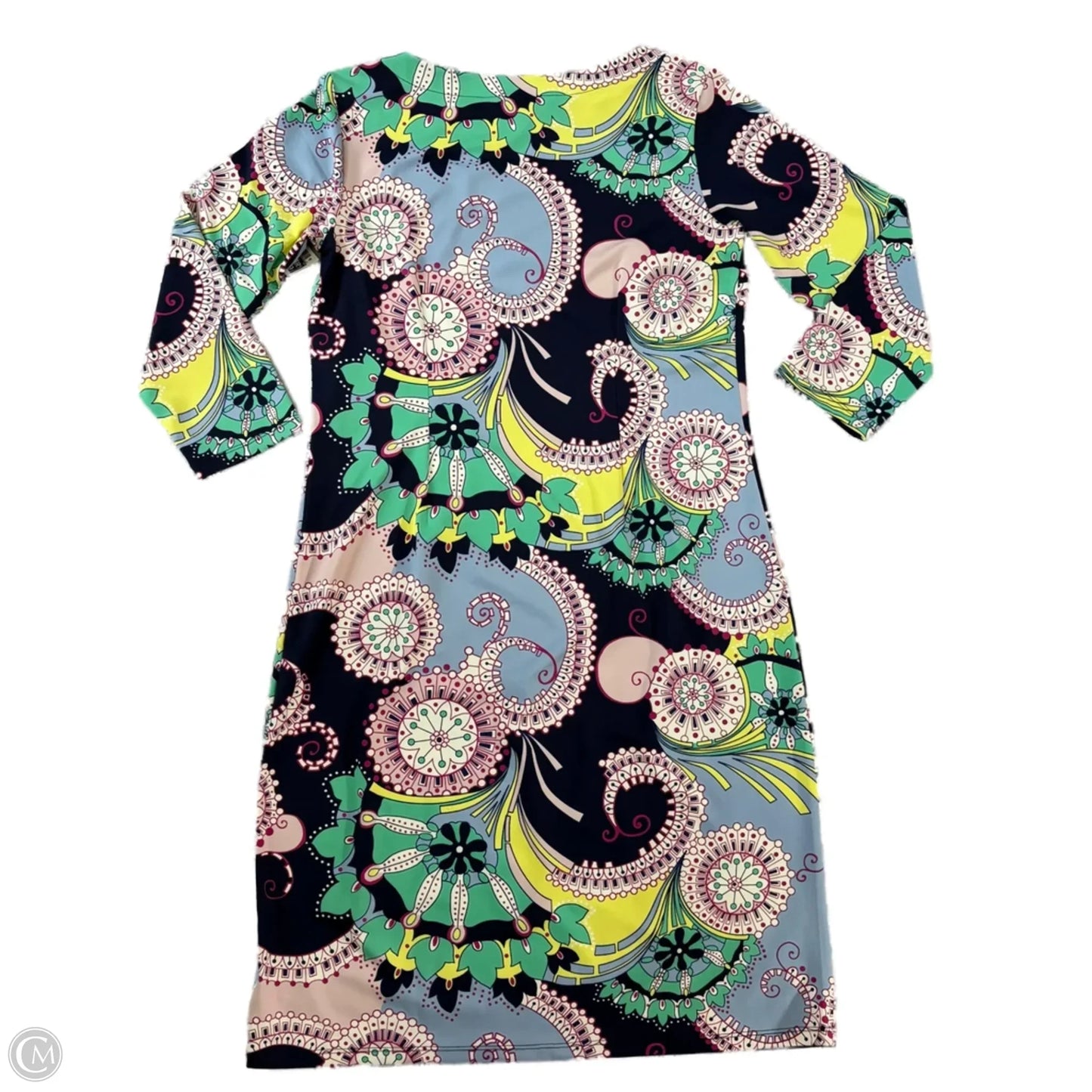 Dress Casual Midi By Talbots In Multi-colored, Size: S