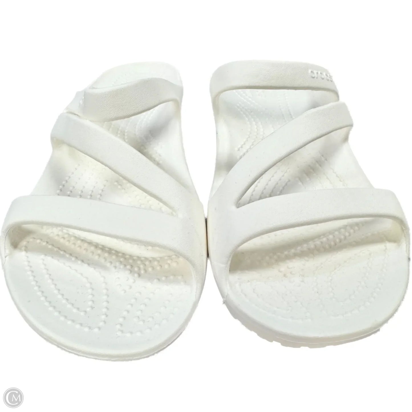 Sandals Sport By Crocs In White, Size: 9