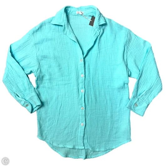 Top Long Sleeve By Vitamin A In Blue, Size: S