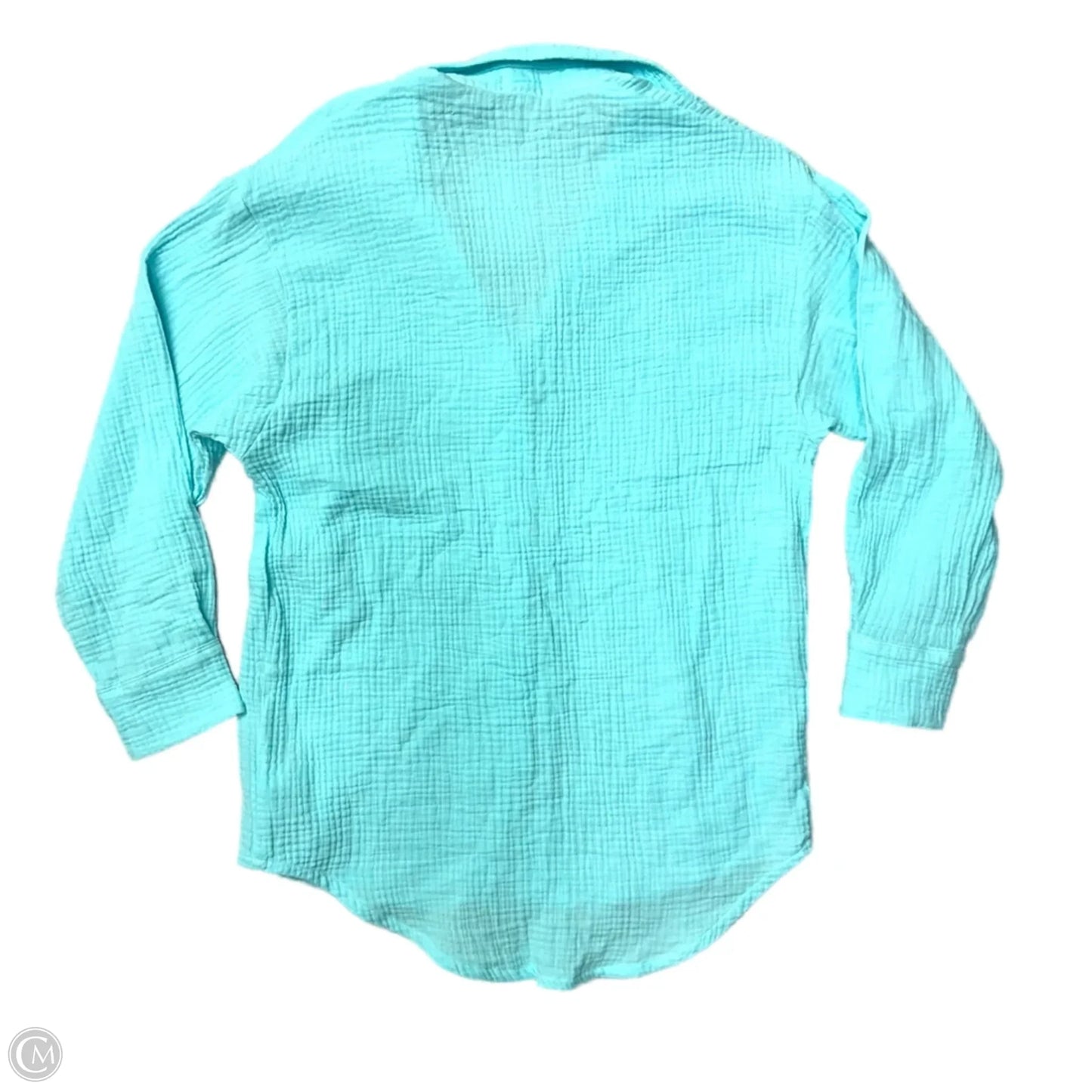 Top Long Sleeve By Vitamin A In Blue, Size: S