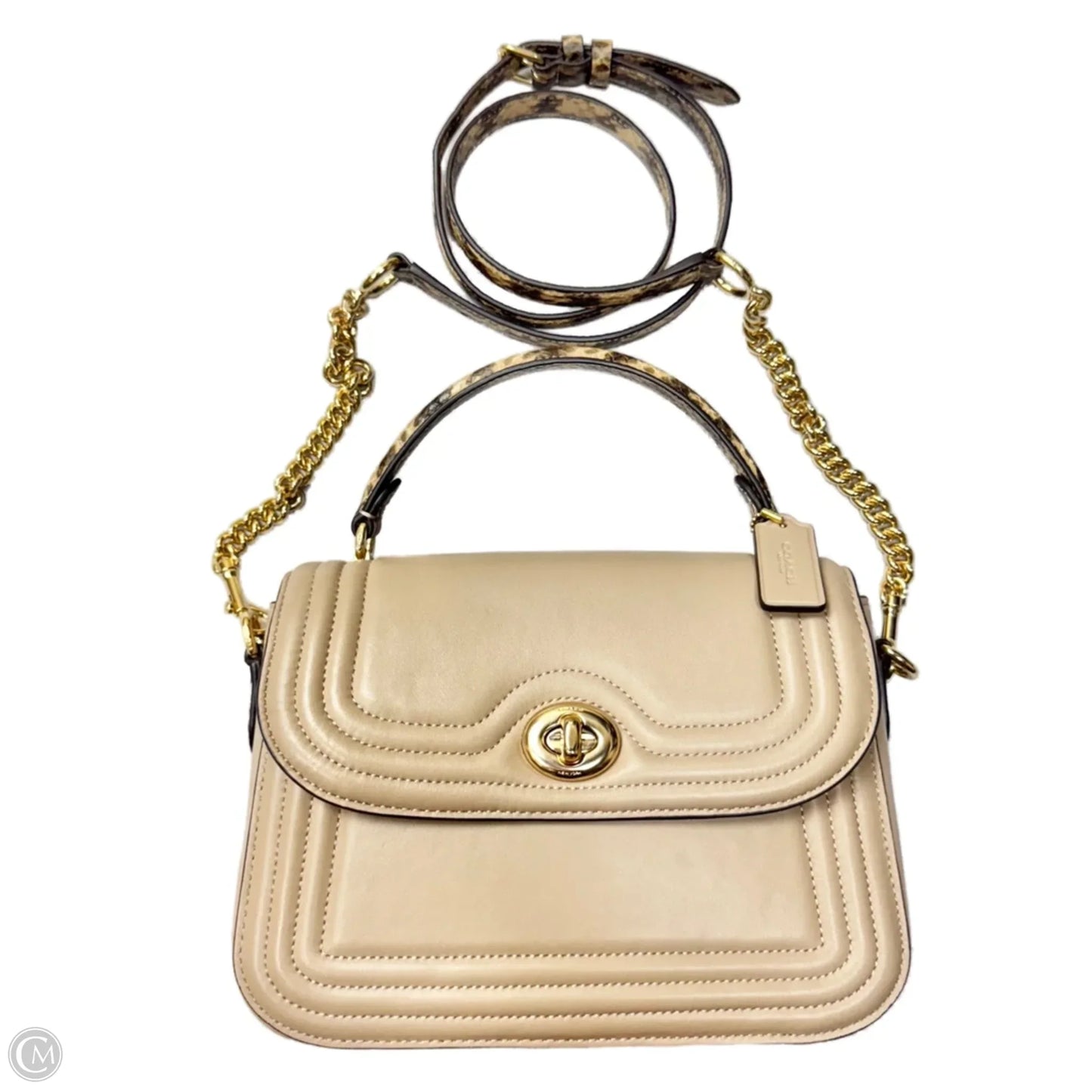 Handbag Designer By Coach, Size: Small