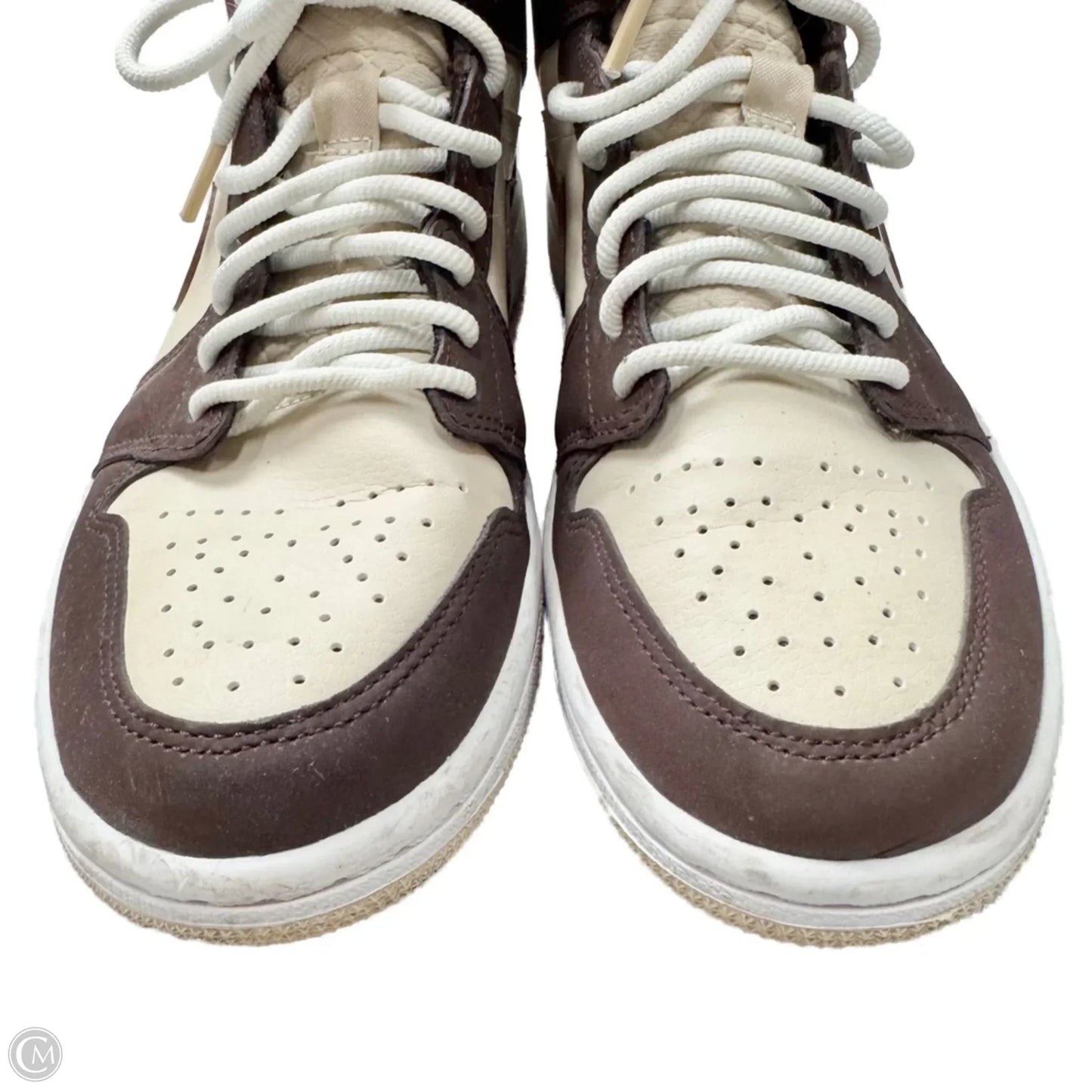 Shoes Luxury Designer By Jordan In Brown, Size: 7