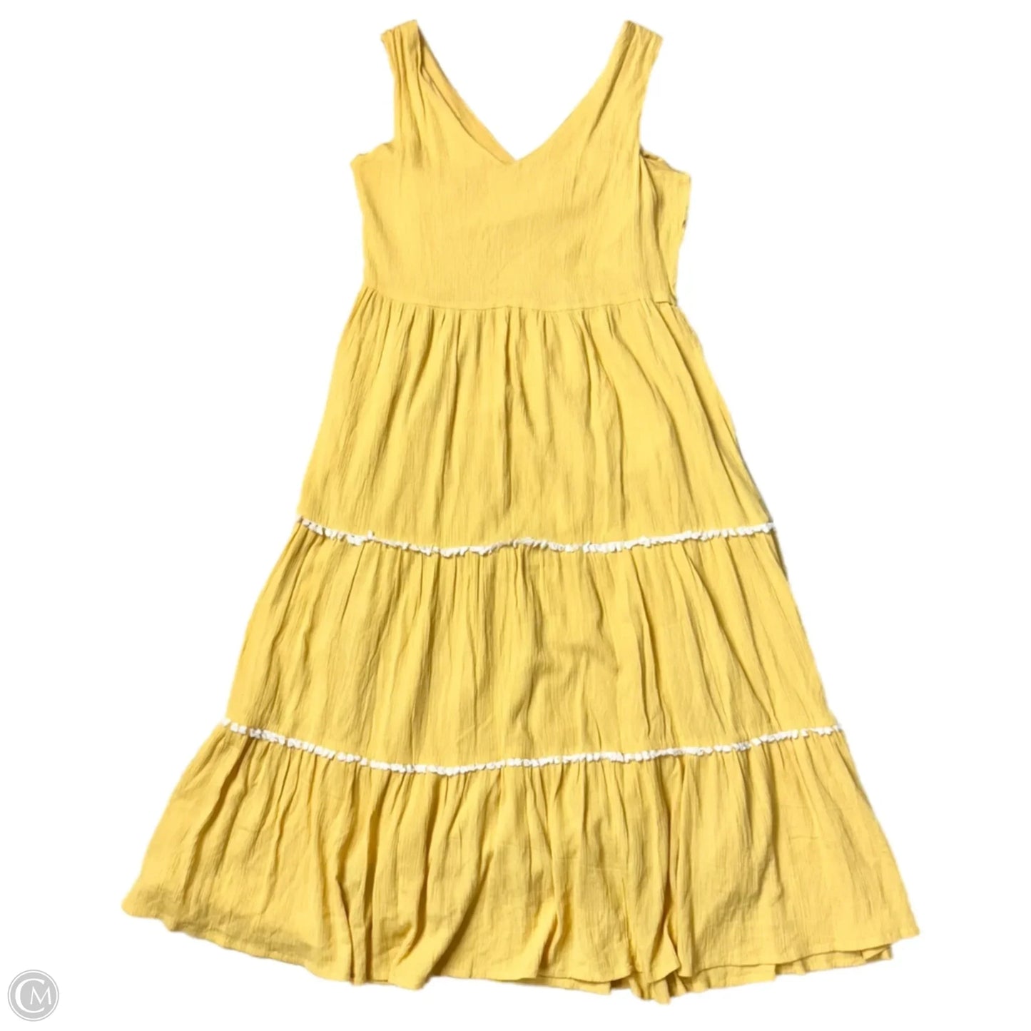 Dress Casual Midi By Joie In Yellow, Size: S