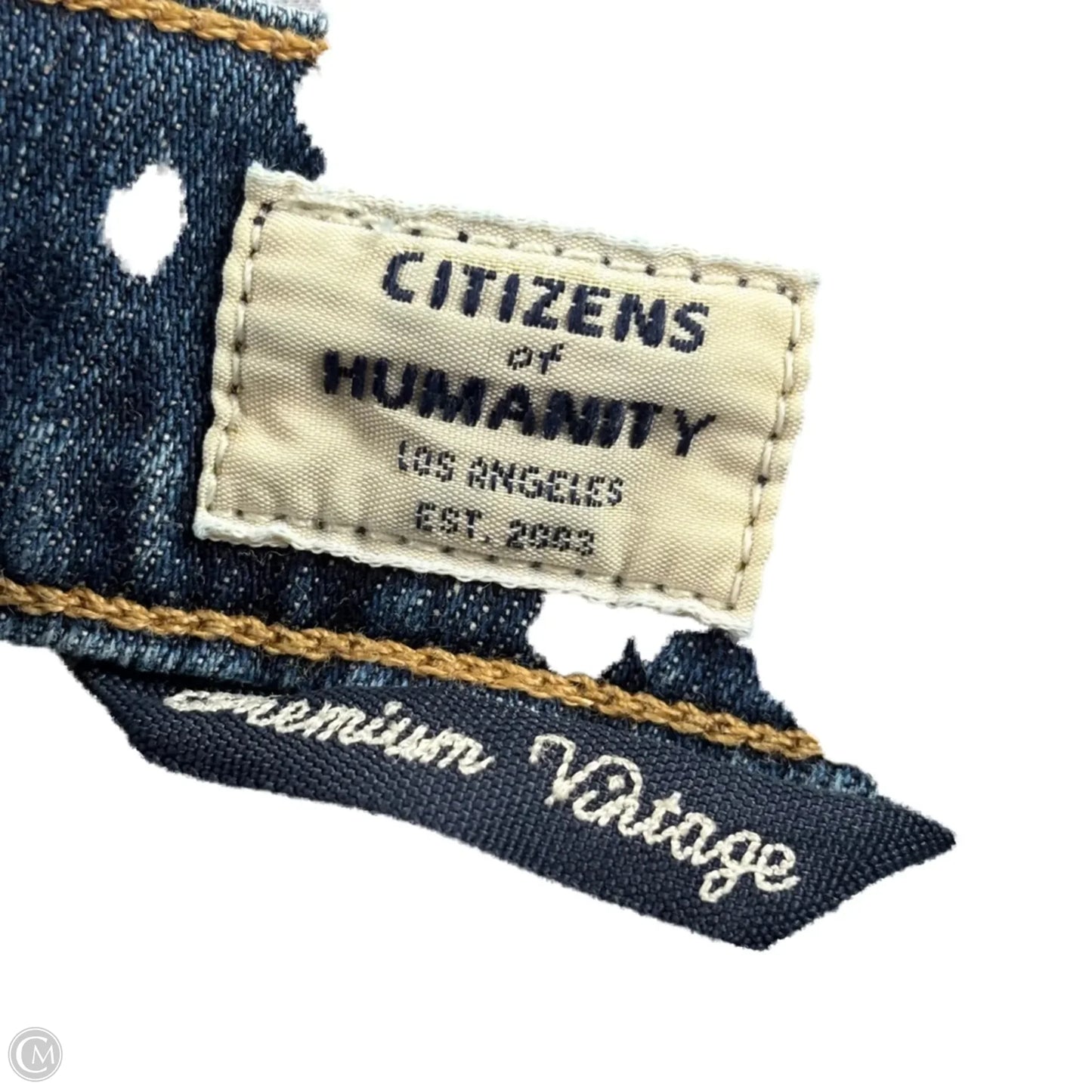 Jeans Flared By Citizens Of Humanity In Blue Denim, Size: 0