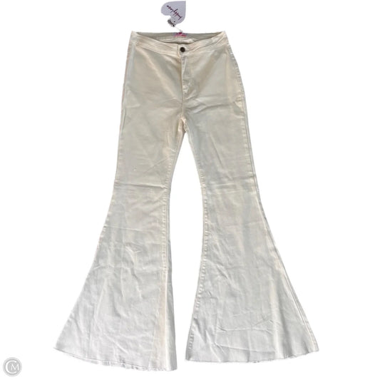 Jeans Flared By Buddy Love In White Denim, Size: 8