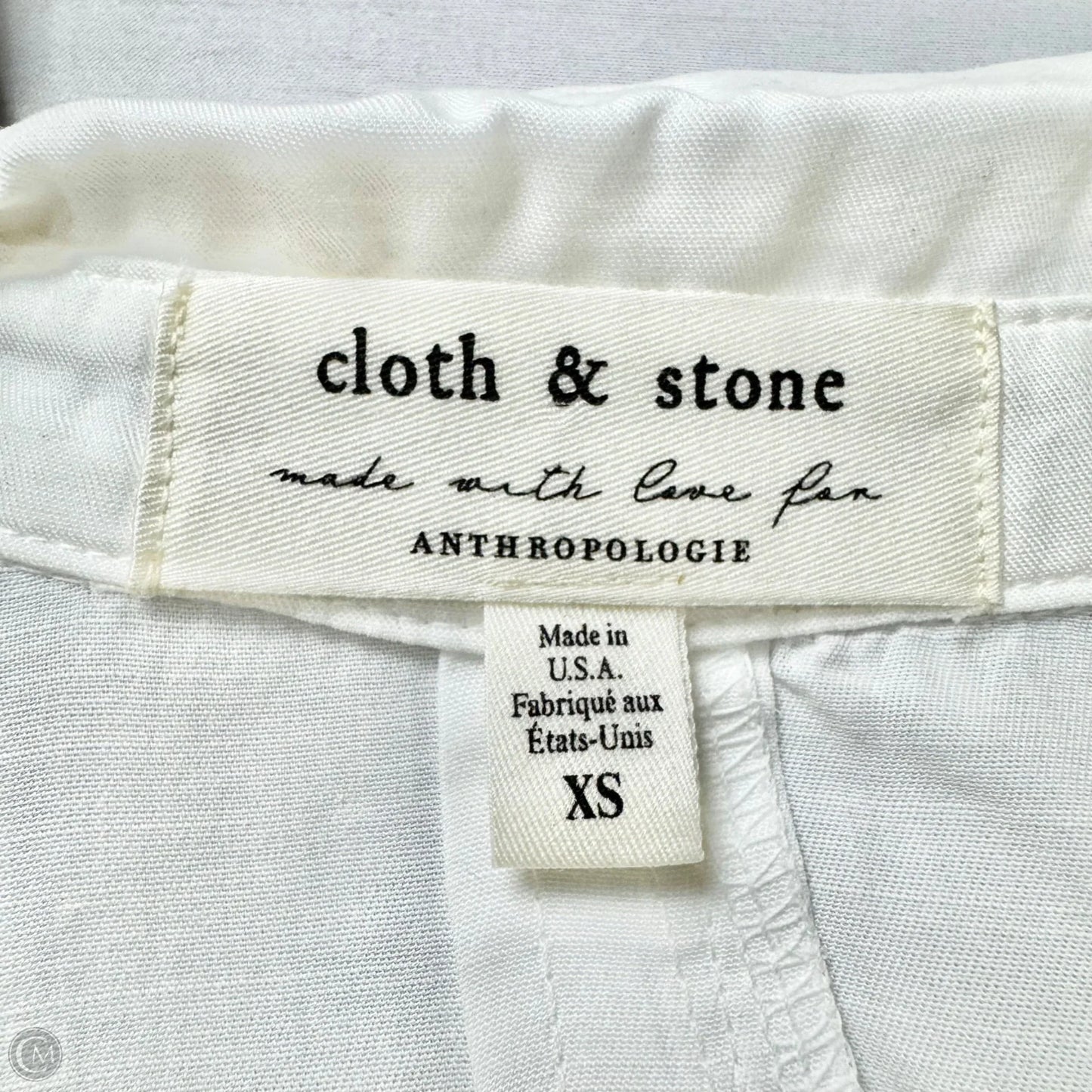 Top Long Sleeve By Cloth & Stone In White, Size: Xs