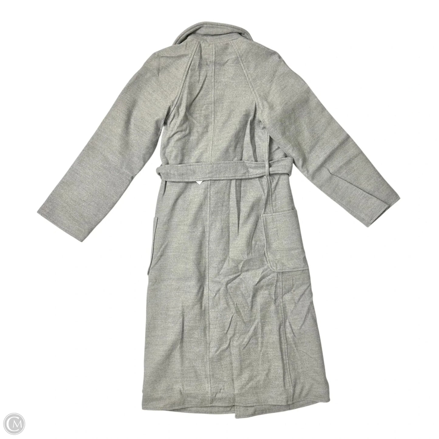 Coat Trench Coat By Rose Velvet, In Grey, Size: S