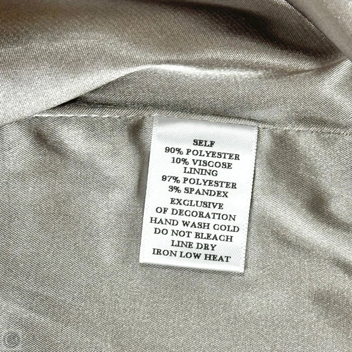 Coat Trench Coat By Rose Velvet, In Grey, Size: S