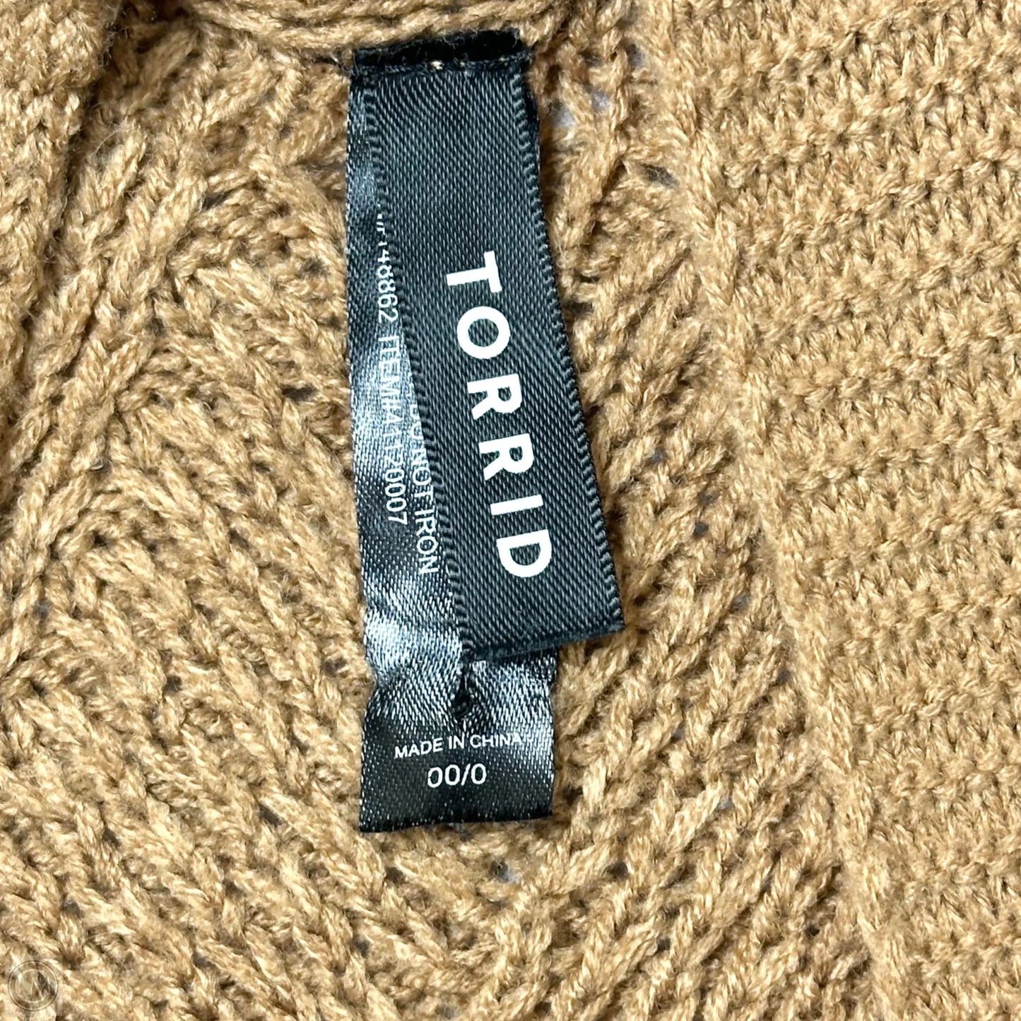 Sweater Cardigan By Torrid In Brown, Size: L