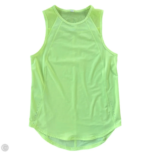 Athletic Tank Top By Lululemon In Green, Size: S