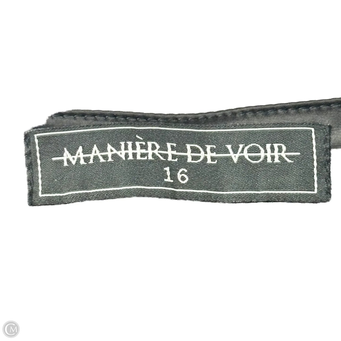 Skirt Mini & Short By Maniere De Voir In Black, Size: 16