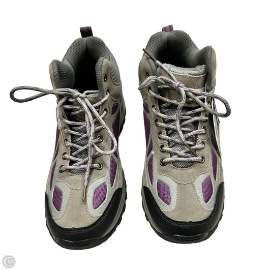 Boots Hiking By Itasca In Grey & Purple, Size: 8