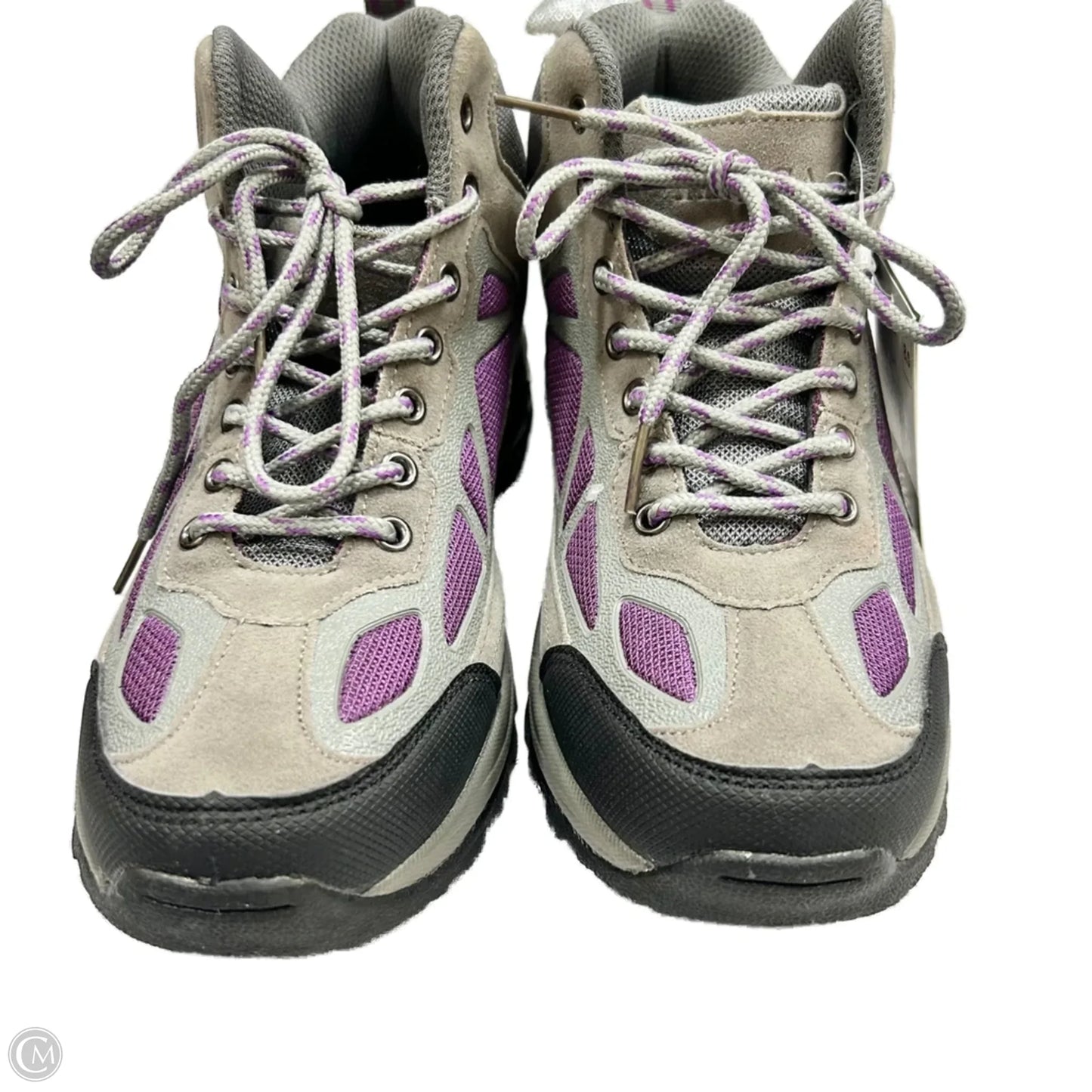 Boots Hiking By Itasca In Grey & Purple, Size: 8