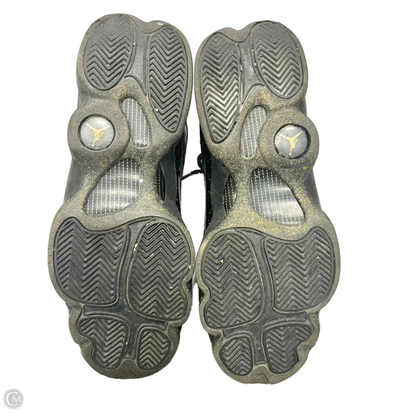 Shoes Luxury Designer By Jordan In Black, Size: 9