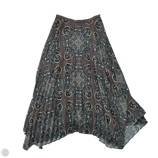 Skirt Midi By intermix  In Paisley Print, Size: 0