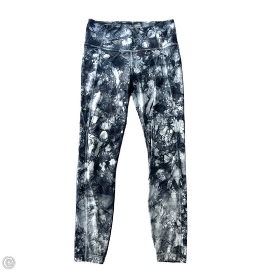 Athletic Leggings By Athleta In Tie Dye Print, Size: M