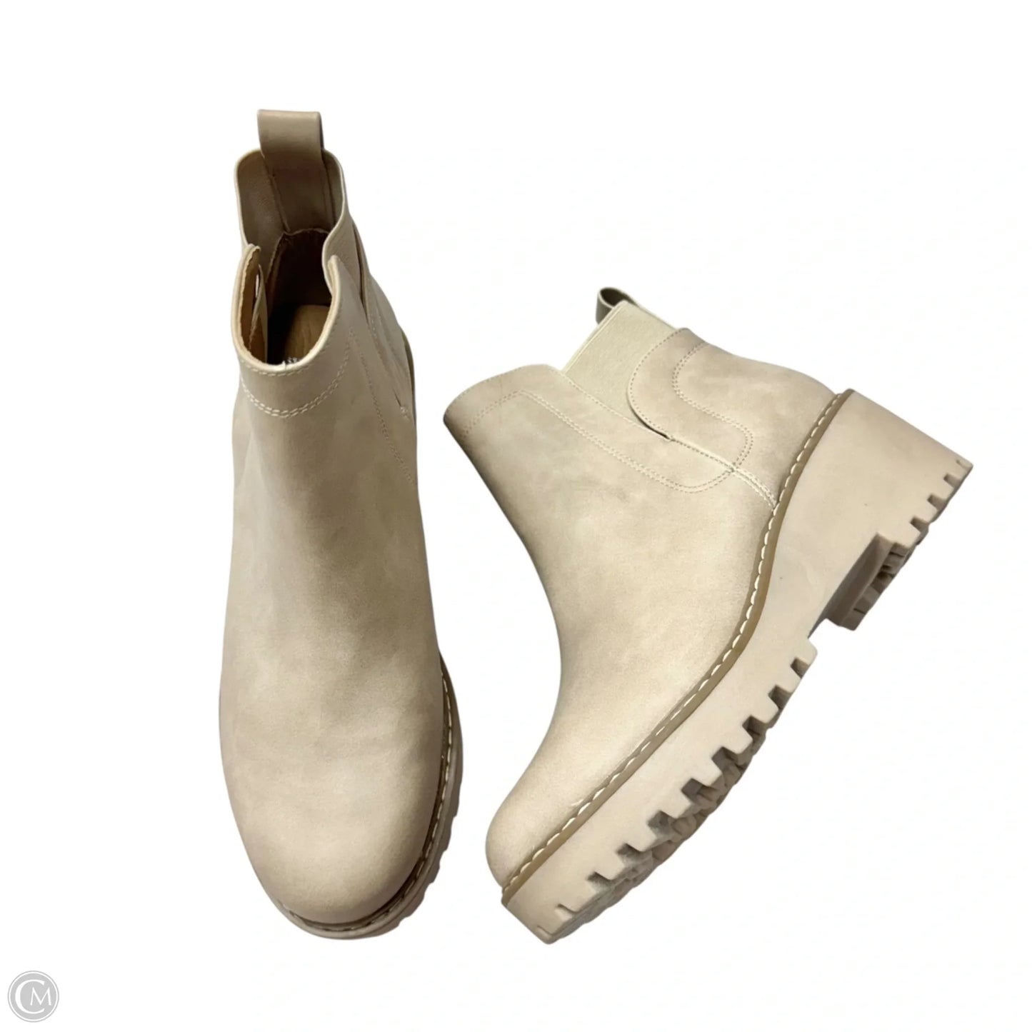 Boots Ankle Heels By Dolce Vita In Beige, Size: 7.5