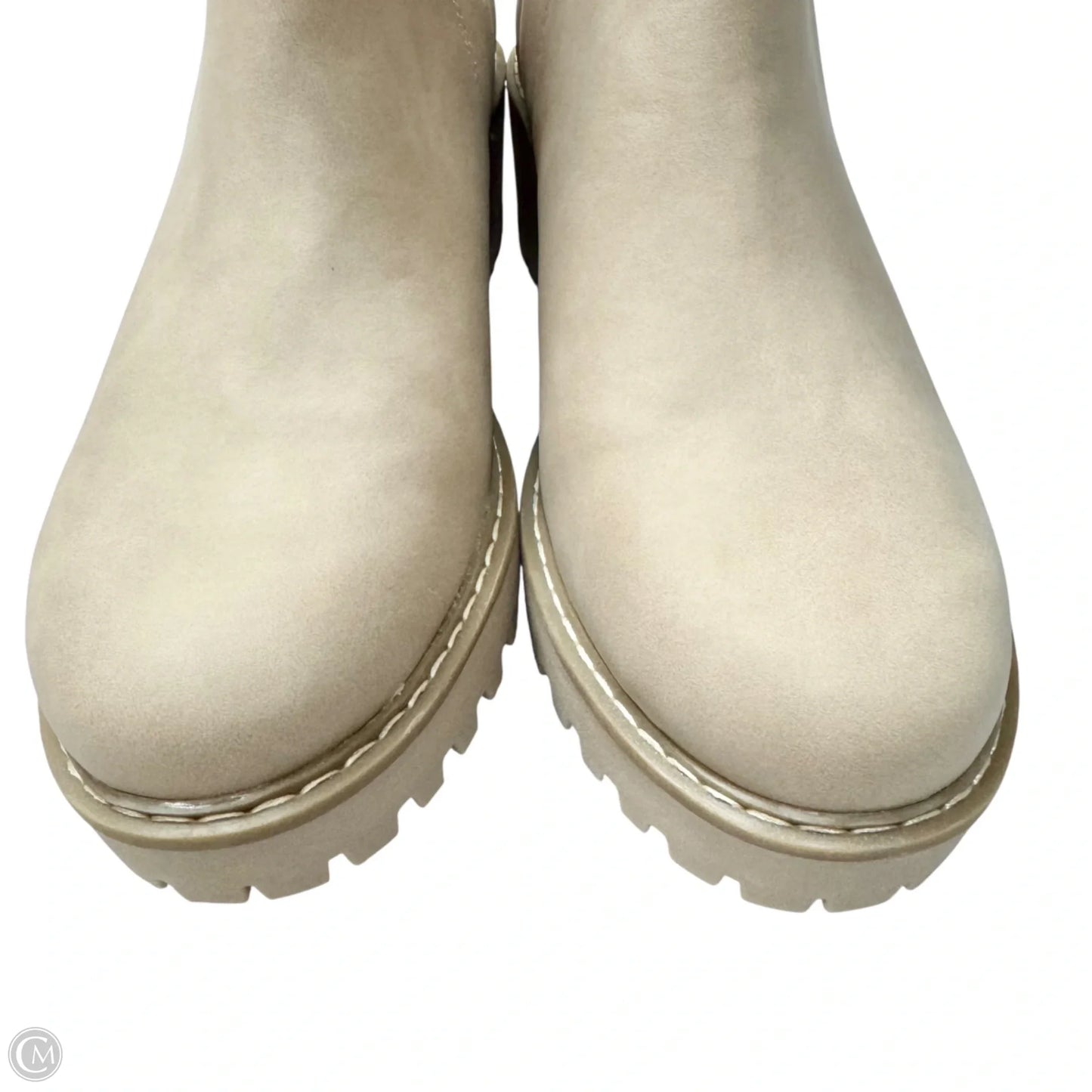 Boots Ankle Heels By Dolce Vita In Beige, Size: 7.5