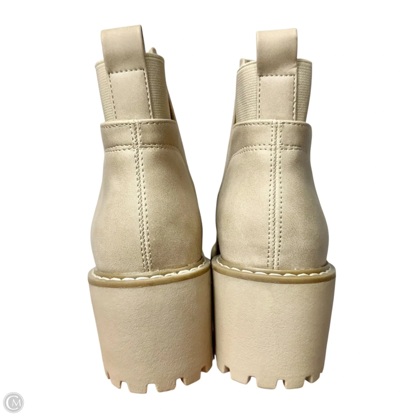 Boots Ankle Heels By Dolce Vita In Beige, Size: 7.5