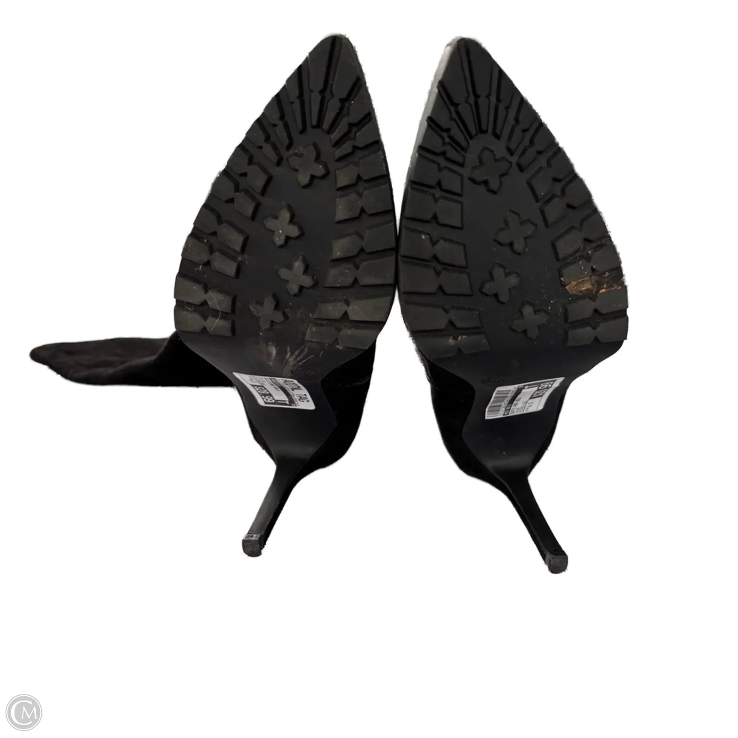 Boots Knee Heels By Mix No 6 In Black, Size: 8.5