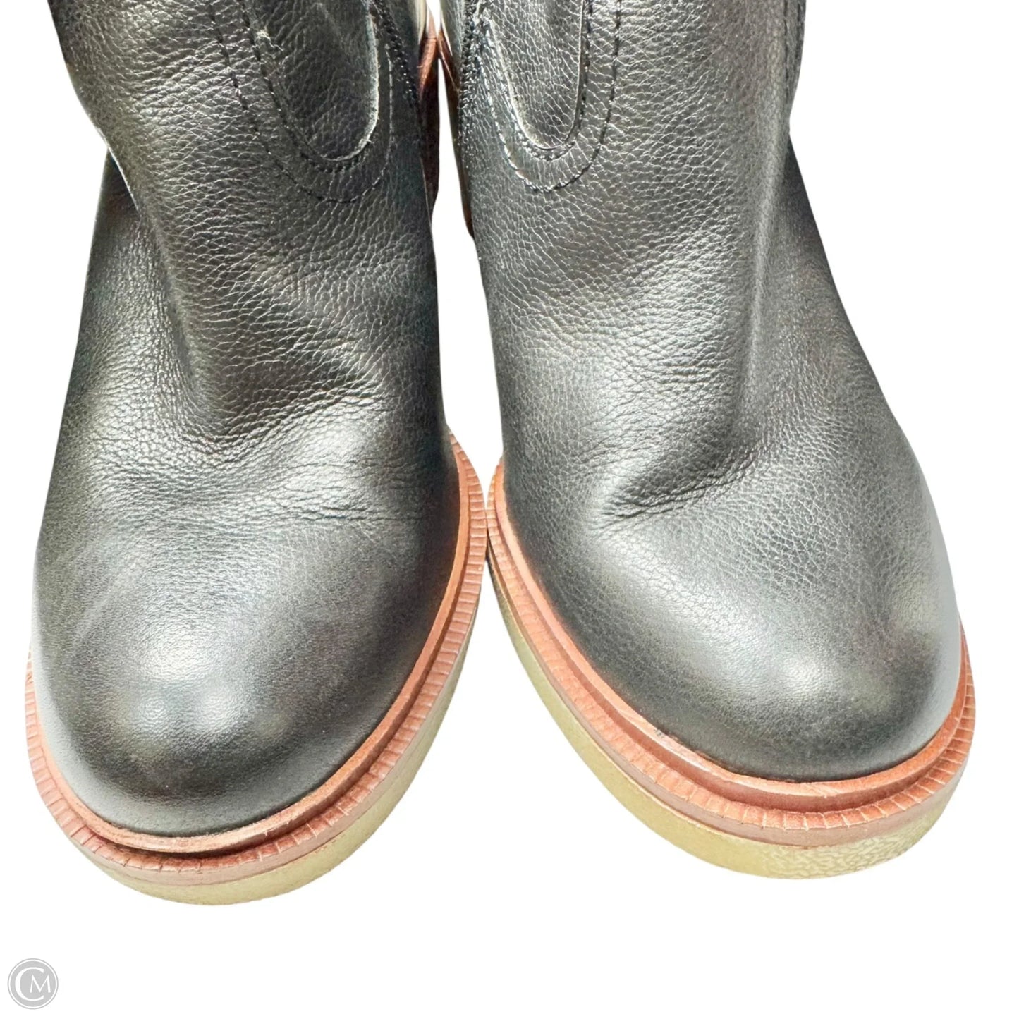Boots Leather By Vince Camuto In Black, Size: 8.5