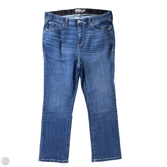 Jeans Straight By Torrid In Blue Denim, Size: 14