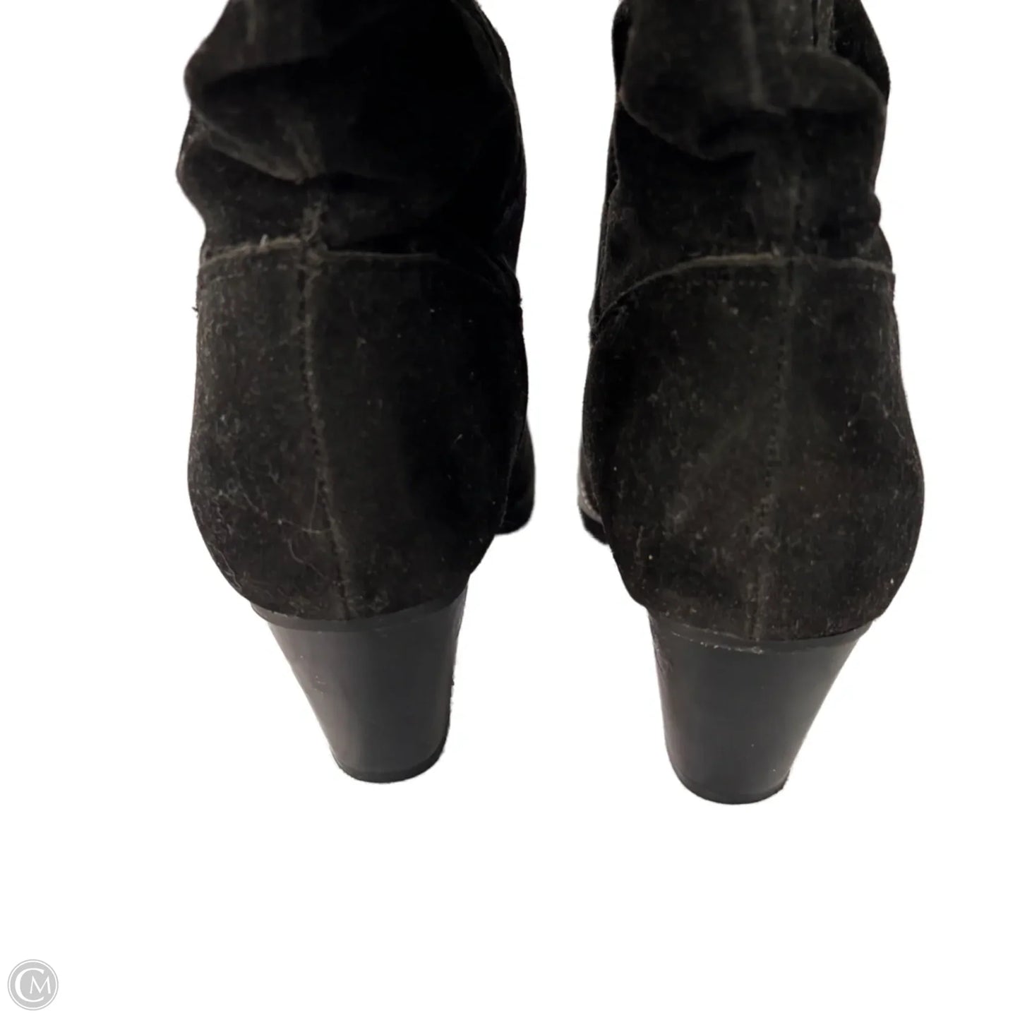 Boots Knee Heels By Shoedazzle In Black, Size: 9