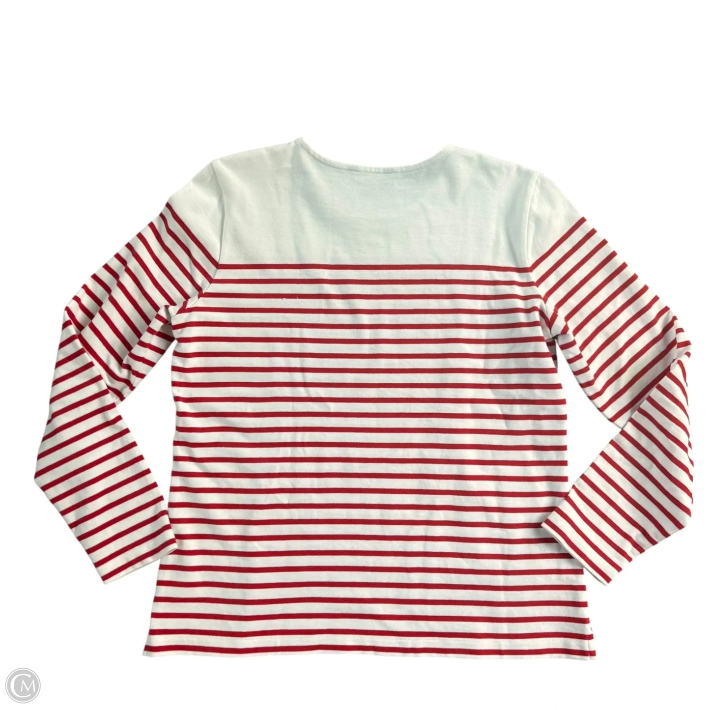 Top Long Sleeve By Brooks Brothers In Striped Pattern, Size: L