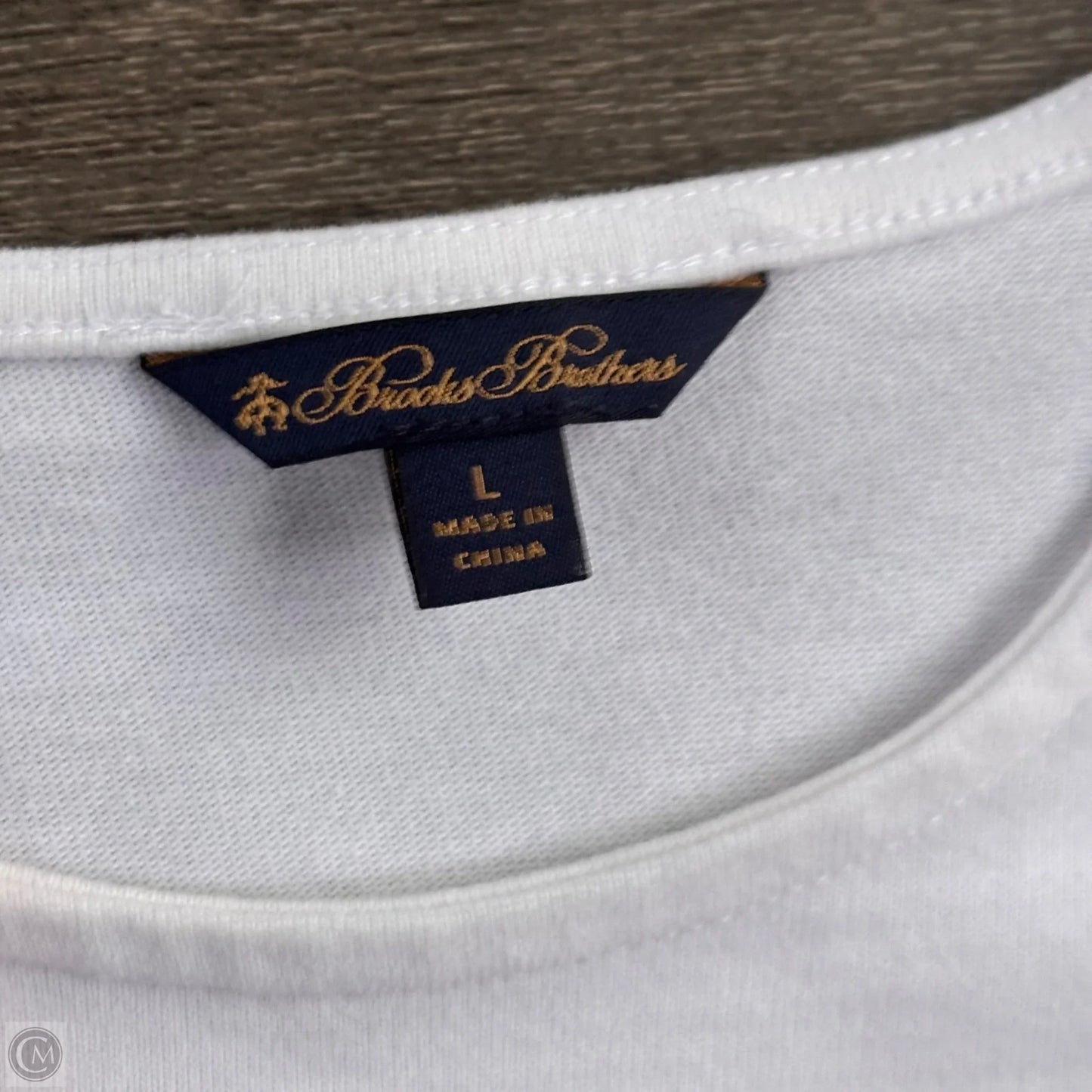 Top Long Sleeve By Brooks Brothers In Striped Pattern, Size: L