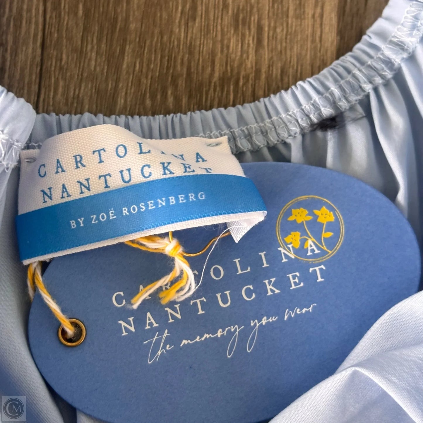 Top Long Sleeve By Cartolina In Blue, Size: M