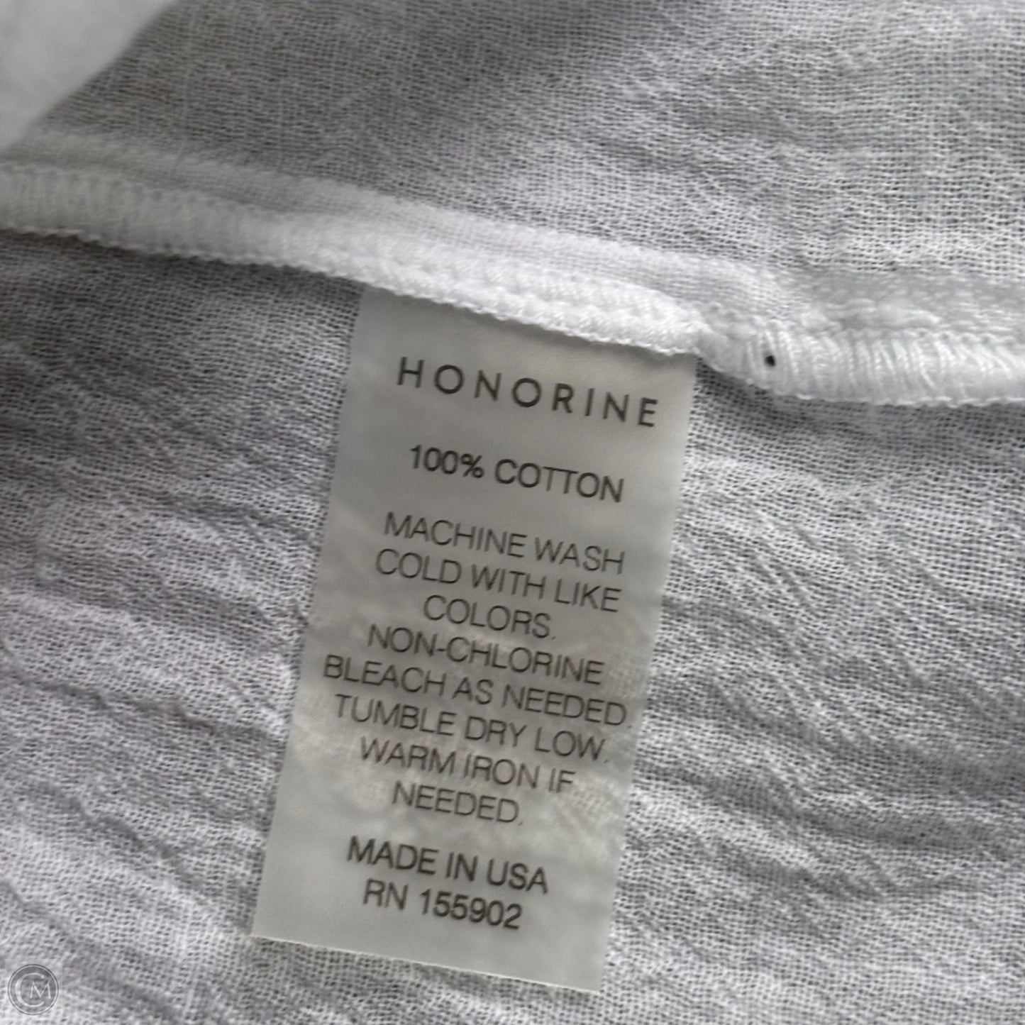 Top Sleeveless By Honorine In White, Size: L