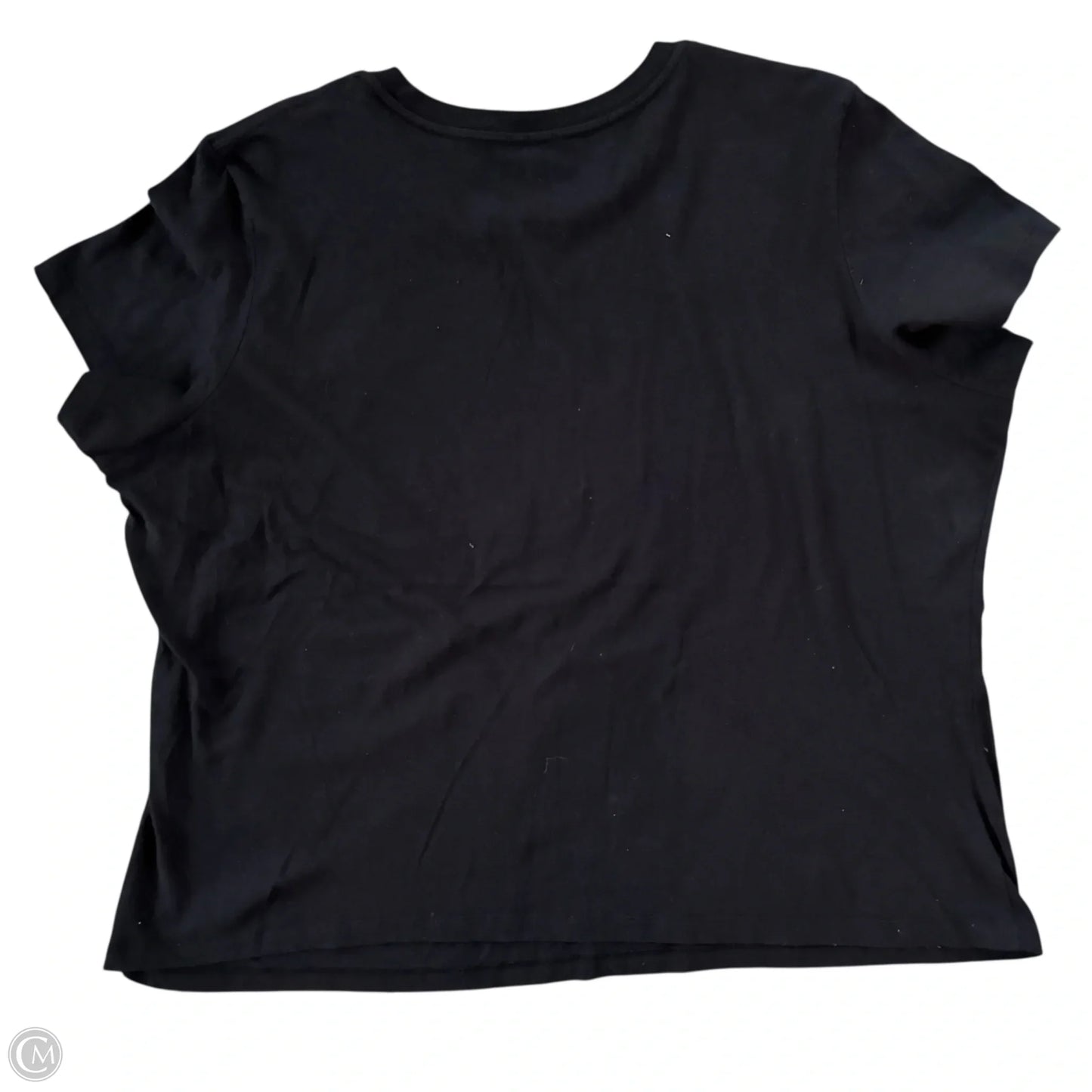 Top Short Sleeve By True Religion In Black & Gold, Size: 3x
