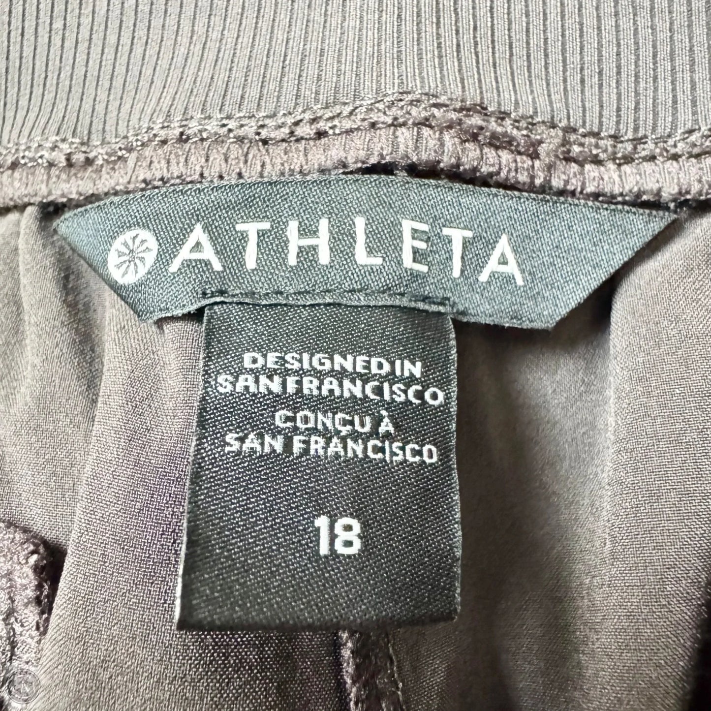 Athletic Pants By Athleta In Brown, Size: 1x