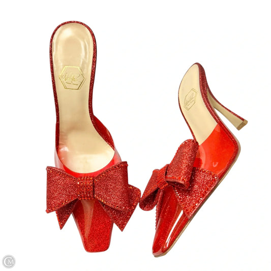Shoes Designer By Nalebe by Amina Means In Red, Size: 6.5