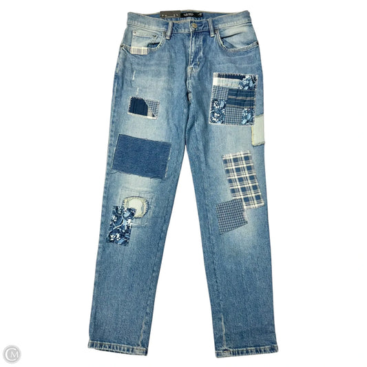 Jeans Straight By Lauren By Ralph Lauren In Blue Denim, Size: 2