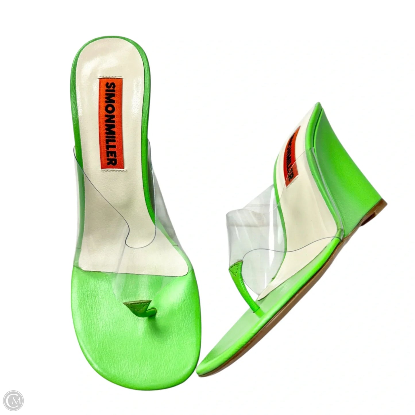 Sandals Heels Wedge By Simon Miller In Green, Size: 6.5