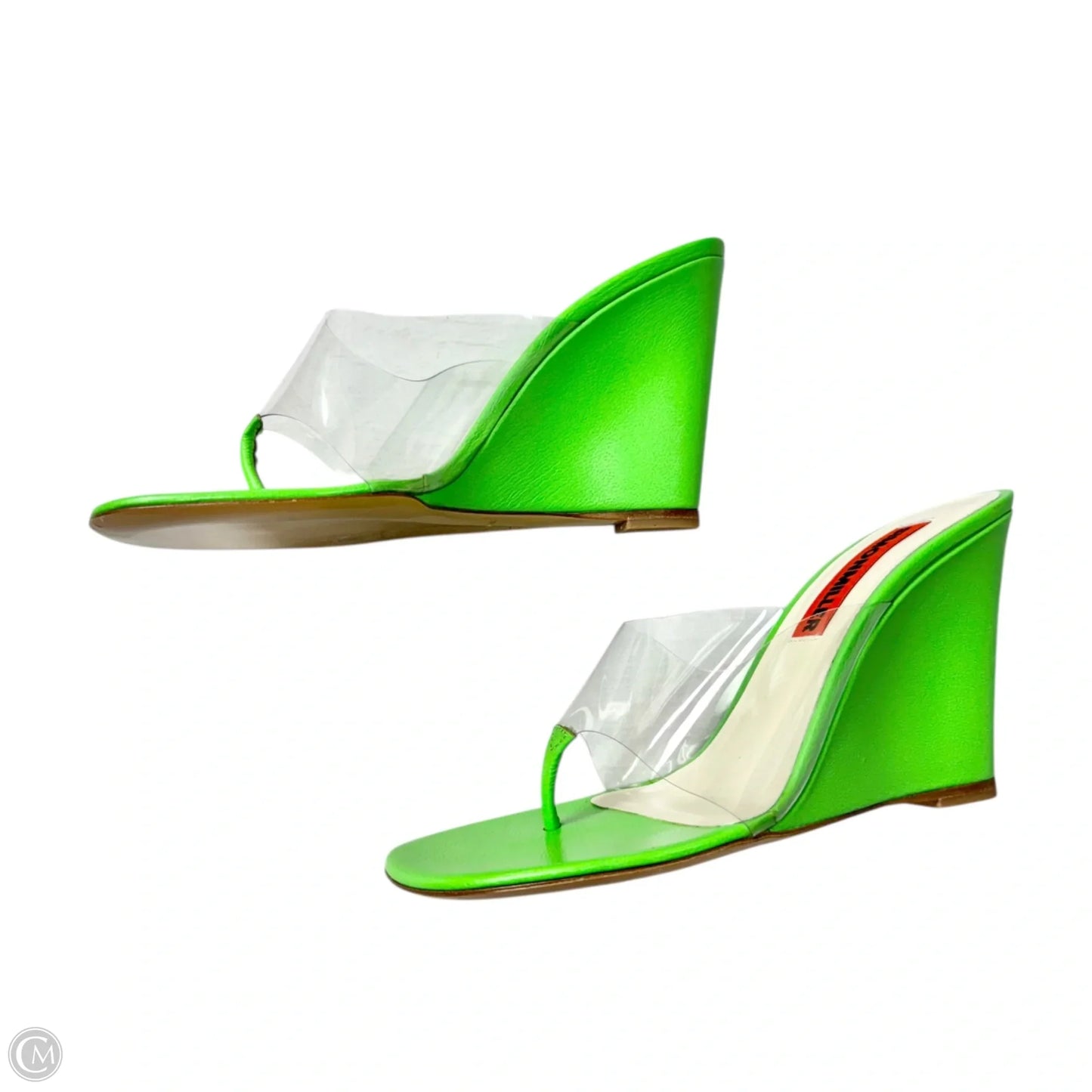 Sandals Heels Wedge By Simon Miller In Green, Size: 6.5