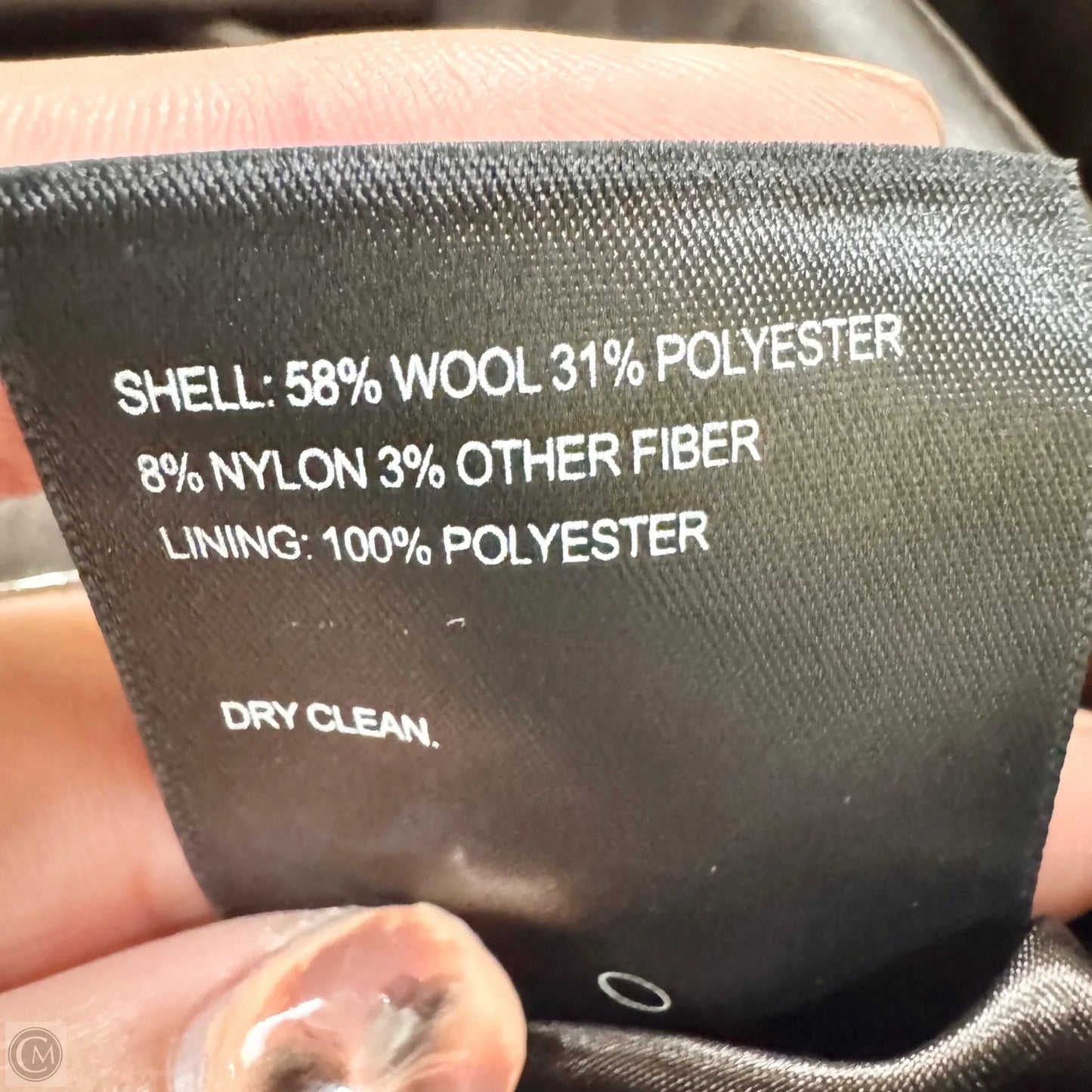 Coat Wool By Shelli Segal In Brown, Size: M