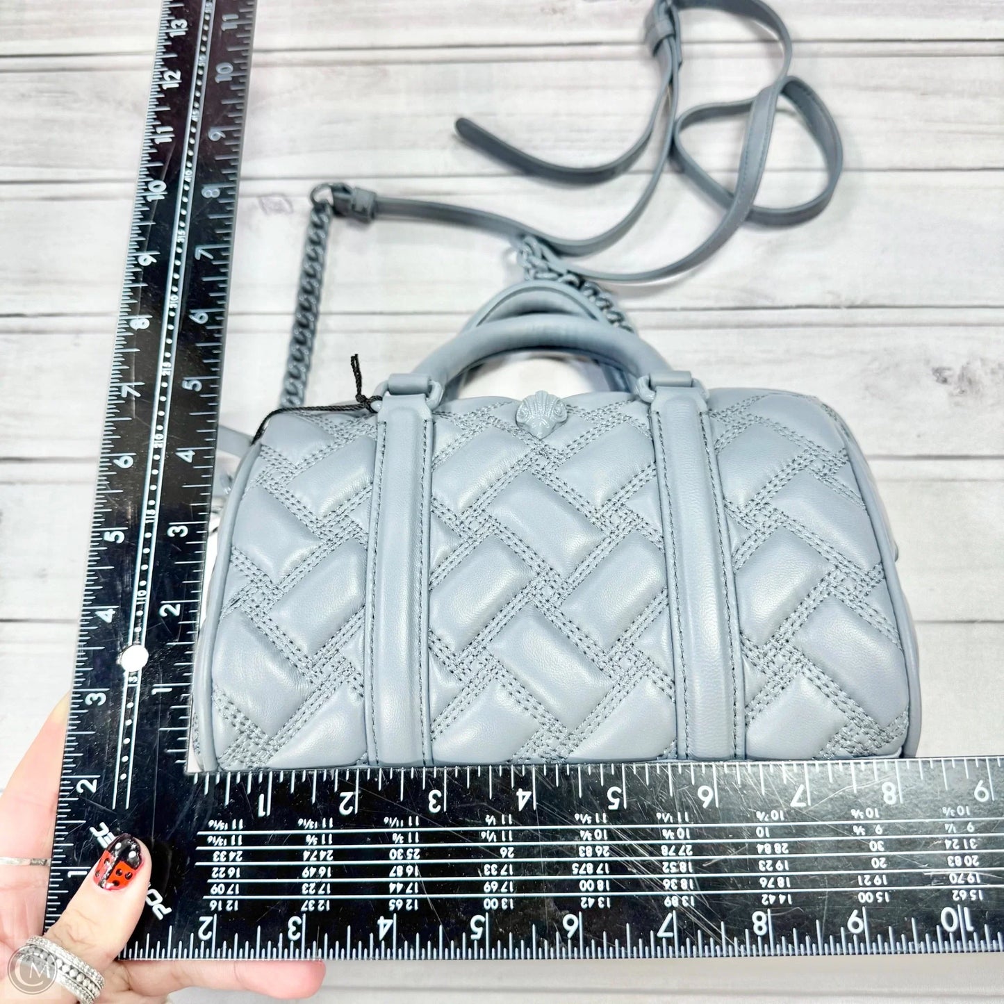 Crossbody Leather By Kurt Geiger London, Size: Small